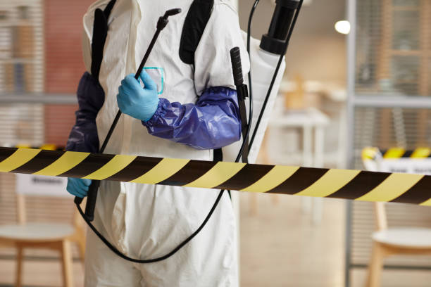 Professional Biohazard technician working in Dale, WI